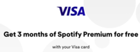 Free 3 Months Spotify Premium With Your Visa Cards