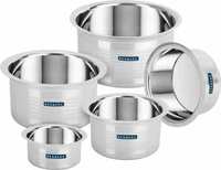 Renberg Steelix Tope Cookware Set(Stainless Steel, 5 - Piece) R