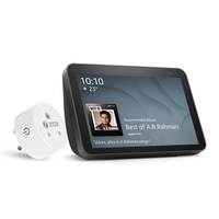 Rs.1000 Coupon - All New Echo Show 8-2nd Gen (Black) combo with Zoook 16A Smart Plug
