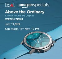 boAt Watch Zenit with 1.3" Round IPS Display, Multiple Sports Modes