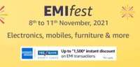 EMI Fest - (8-11th Nov)Get 7.5% Instant Discount With American Express & Yes Bank 