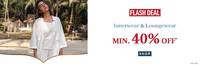 Ajio Flash Deal - Innerwear and Loungewear Minimum 40% off