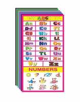 PAPER PLANE DESIGN Children's Early Learning Educational Posters (12 x 18 inch Size, Set of 10)