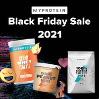 Grab the best of Myprotein Products at 50% discount at The Myprotein Black Friday Sale 2021