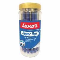 Luxor : Supertop Ball Pen Pack of 25 with Jar