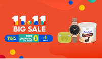 Shopee 11.11 Big Sale : 75% off + Free Shipping 