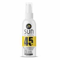 AromaMusk Moisturizing Sunscreen Lotion SPF 45 PA+++ - Broad Spectrum UVA/UVB Protection - No Paraben, Silicone, Mineral Oil - 100ml