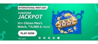 Amazon International Men's Day Edition Jackpot 