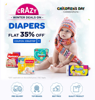 Firstcry - Crazy Winter Deals on Diapers Flat 35% off 
