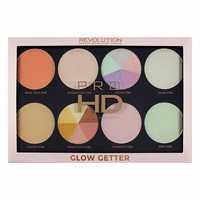Makeup Revolution Pro HD Highlighter Palette, Glow Getter, 24g