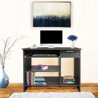 Rs.1000 Coupon - TADesign Quatro-2 Engineered Wood Study Desk (Rose Wood Lava, 18 Months Warranty)
