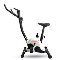 Coupon - Sparnod Fitness SUB-50 Upright Exercise Bike for home gym - LCD Display, Height Adjustable Seat, Compact design