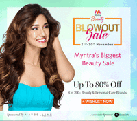 Myntra Beauty BLOWOUT Sale Upto 80% Off + Extra Coupon Off  (21st-30th Nov)