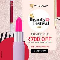 My Beauty Festival- Get FLAT Rs. 700 OFF on minimum spend of Rs. 899