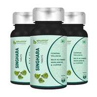 Bhumija Lifesciences Singhara (Water Chestnut) 500mg Tablets (60 Tab), Rich Fibre source for General Wellness (3)