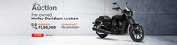 Droom- Pre- Owned Harley Davidson Auction Starting From Rs. 2,50,000