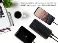 [Lowest] Zebronics 10000 mAh Li-Polymer Power Bank with 20W Rapid Charging @ ₹ 645 / 664