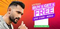 Ustraa- Buy 1, Get 1 Free SALE | Extra 10% Off on Prepaid 