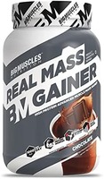 Bigmuscles Nutrition Real Mass Gainer [1Kg, Chocolate] | Lean Whey Protein Muscle Mass Gainer, Complex Carbohydrates, 1000 Calories