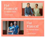 Flat Rs.1000 & Rs.500 Off On Myntra 