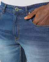 FIRST CLASS Washed Mid-Rise Slim Fit Jeans Up to 85% Off