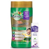 Zandu Sona Chandi Chyawanplus 900 g + Free Boroplus Antiseptic Cream (40ml)
