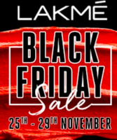 Lakme Black Friday  Sale - Buy 1 Get 1 Free (25-29 Nov)