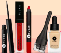 Sugar Cosmetics : Upto 50% off on Lipsticks, Eye makeup & much more + Free Matte Lip Colour + free Pouch on a Spend of Just Rs 799