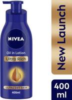 Nivea Ultra Rich Natural Almond Oil & Vitamin E Oil In Lotion for Dry Skin 400 ml