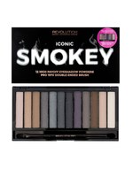 Makeup Revolution London iconic Palette - Smokey 13 gm