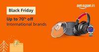 Amazon Black Friday & Cyber Monday Sale 2021 Offers : UPTO 70% OFF on International Brands