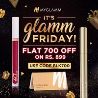 Myglamm Black Friday- Rs. 700 OFF on min spend of Rs 899