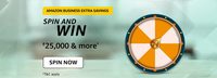 Amazon business extra savings spin and win ₹25000 & more