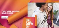 Adidas Cyber Monday Sale : Flat 50% Off + Free Delivery + 3 Months Gaana Plus Subscription + Extra 15% Discount On 3999 & Above
