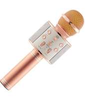  Wireless Bluetooth Karaoke Handheld Microphone USB KTV Player