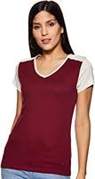 Lee Cooper, Wrangler, Nike & More Brands Women T-shirts Starts From Rs.196