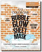 Colorbar Cosmetics Bubble Glow Sheet Mask, 28 g (Pack of 5)