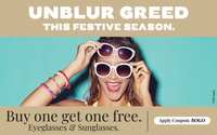 Buy 1 Get 1 Free on Eyeglasses & Sunglasses