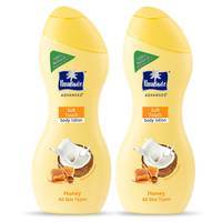 Limited-time deal: Parachute Advansed Body Lotion Soft Touch, With Honey, 100% Natural, Dry Skin Moisturizer, Silky Smooth Skin, 250 ml (Pack of 2)