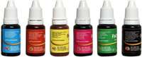 (lowest ever) PAPILON Concentrated Gel Food Colour Pack of 20gm x 6 Bottles Multicolor