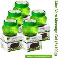 NutriGlow Aloe Vera Moisturizing Massage Gel 100gm Pack of 5 