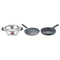 Prestige Classic Multi BYK 3 Piece Set, Stainless Steel, Multicolour