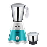 Baltra Promo (550 Watt) Mixer Grinder with 2 Stainless Steel Jars - Turquoise Green & White