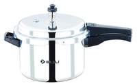 Bajaj PCX 5IB, 5 LTR Aluminium Pressure Cooker with Induction Base (Silver, ISI Certified)