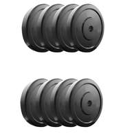 AURION 25 KG Vinyl Plates for Dumbbells. Best for Home Gym,Fitness