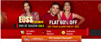  Flipkart Fashion End of Season Sale 8-12 Dec :- Extra 10% off using ICICI Cards