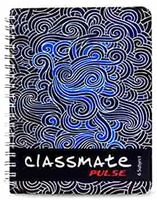 Classmate Pulse 6 Subject Notebook - UNRULED, 300 Pages, Spiral Binding, 240mm*180mm @ ₹100.00