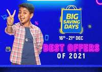 Flipkart Big Saving Days Sale + Get 10% Instant discount with SBI Debit/Credit Cards & EMI Txns | 15-21 Dec
