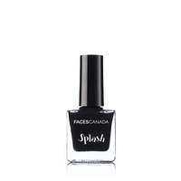 Faces Glossy Splash Nail Enamel, Black Beauty 15, 8 ml