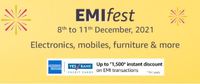 Amazon EMI Fest Upto 40% off on Electronics, Mobile , Large Appliance + Upto Rs.1500 off via Amex & Yes Bank Credit Card EMI [8-11th Dec]